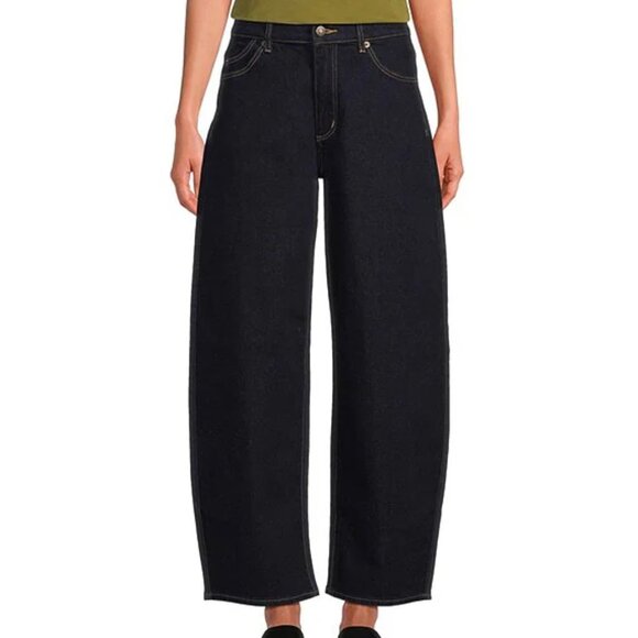 ROLLA'S Midnight Black Flare Jeans - Picture 1 of 4